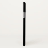 薄いブルーライン米国旗 Case-Mate iPhoneケース (裏面/右)