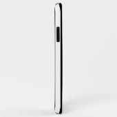 薄いブルーライン米国旗 Case-Mate iPhoneケース (裏面/右)