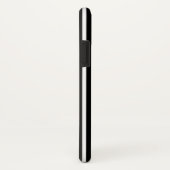 薄いブルーライン米国旗 Case-Mate iPhoneケース (裏面/右)