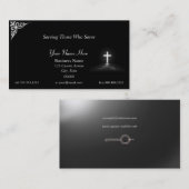 薄いブルーライン警察のチャプラインクロスビジネスカード 名刺 (正面/裏面)