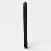 薄いブルーライン警察は印を付けます Case-Mate iPhoneケース (裏面/左)