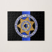 薄いブルーライン ジグソーパズル (横)