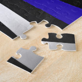 薄いブルーライン ジグソーパズル (側面)