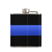 薄いブルーライン フラスク (裏面)