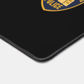 薄いブルーライン – 代理店パッチデスク名プレート デスクマット (コーナー)