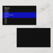 薄いブルーライン 名刺 (正面/裏面)