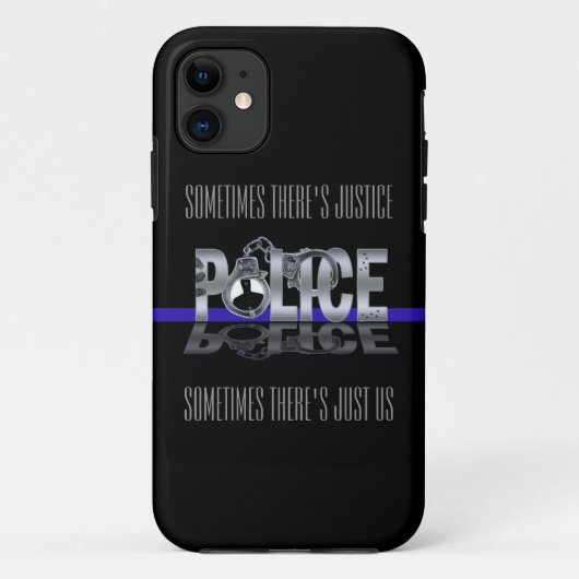 薄いブルーライン: 警察のiPhone 5の場合 Case-Mate iPhoneケース (裏面)