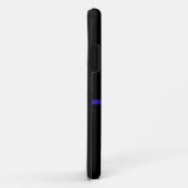 薄いブルーライン: 警察のiPhone 5の場合 Case-Mate iPhoneケース (裏面/右)