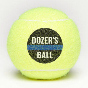 薄いブルーラインK9警察犬パーソナライズされた テニスボール