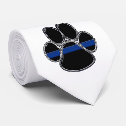 薄いブルーラインK-9 ネクタイ (ロール)