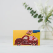 薄いホワイトマット名刺 名刺 (スタンド正面)