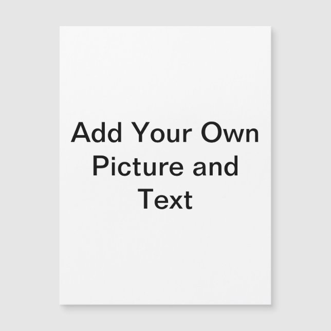薄いマグネティック・カード、標準的な郵便はがきのサイズ (正面)