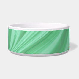 薄いミントな緑の色調のカーブの布 ボウル