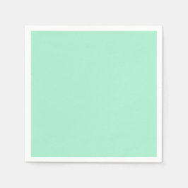 薄いミントグリーンハイエンド色マッチング スタンダードカクテルナプキン