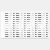 薄いモダン瓶タンパ防止シールラベル ラベル (シート)