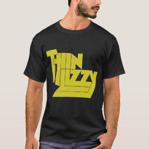 薄いリジーPhilライノアイリッシュロックダブリンブルース Tシャツ