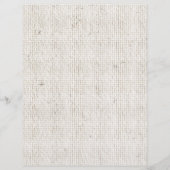 薄いリネンの背景フライヤー チラシ (裏面)