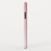 薄い埃のバラグラデーショングラデーション&あなたの名前 Case-Mate iPhoneケース (裏面/右)