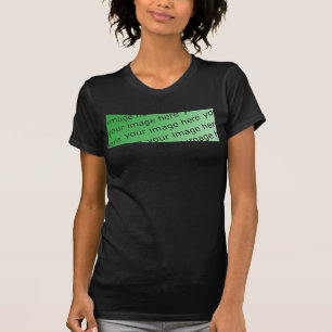 薄い女性Twofer (合われて) Tシャツ