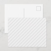薄い対角線 ポストカード (正面/裏面)