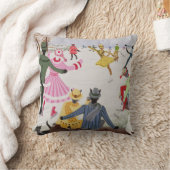 薄い氷でスケートで滑ること クッション (ブランケット)