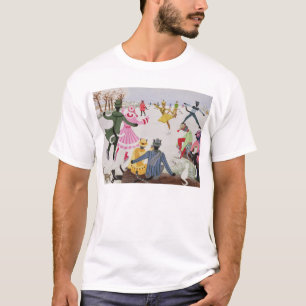 薄い氷でスケートで滑ること Tシャツ