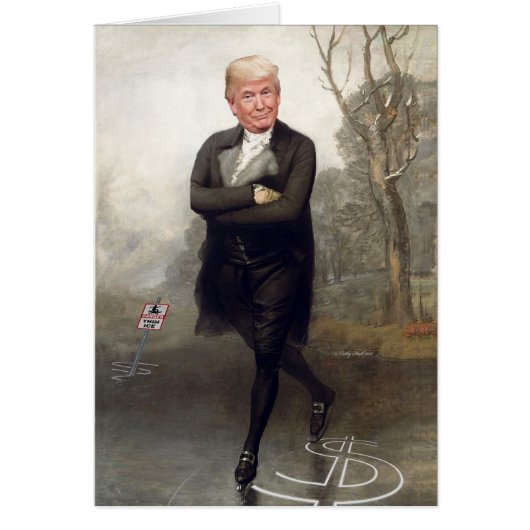 薄い氷のバースデー・カード (正面)