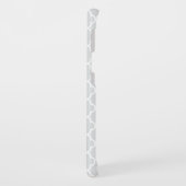 薄い灰色および白いクローバーパターン Case-Mate SAMSUNG GALAXYケース (裏面/左)