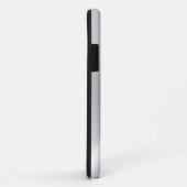 薄い灰色のステンレス鋼金属の外観 Case-Mate iPhoneケース (裏面/右)