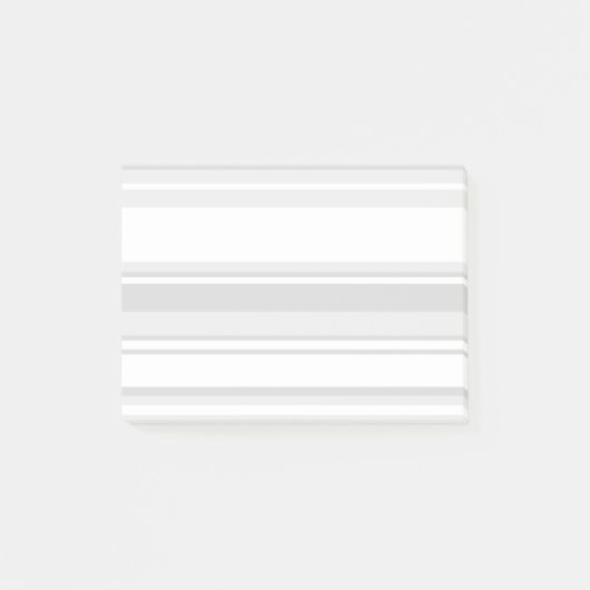 薄い灰色のストライプ ポストイット (正面)