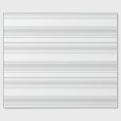 薄い灰色のストライプ ラッピングペーパー (フラット)