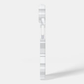薄い灰色のストライプ Case-Mate iPhoneケース (裏面 / 左)