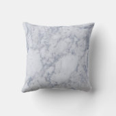 薄い灰色の大理石模様 クッション (裏面)