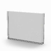 薄い灰色の水平フォトブロックアート フォトブロック (右)