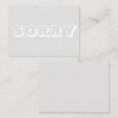 薄い灰色の白いカーモダンドはっきりした アドバイスカード (正面/裏面)