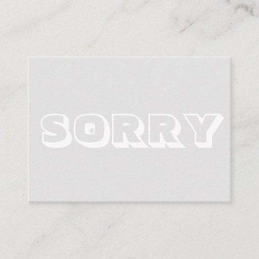 薄い灰色の白いカーモダンドはっきりした アドバイスカード (正面)