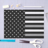 薄い灰色の線と星 薄葉紙 (クラフト)