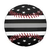 薄い灰色の線フラグ 野球ボール (正面)