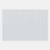 薄い灰色の背景の透かし彫りの葉 ラッピングペーパーシート (正面2)