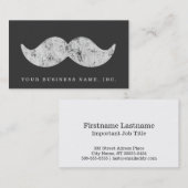 薄い灰色の髭(凸版印刷のスタイル) 名刺 (正面/裏面)