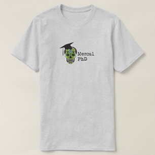 薄い灰色のMezcal PhDのTシャツ Tシャツ