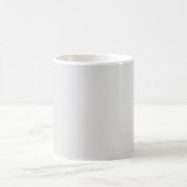 薄い灰色、緑の白いコーヒーマクラシックグ コーヒーマグカップ (中央)