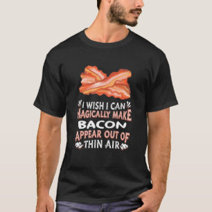 薄い空気のバックから魔法のようにバコンを出現させる Tシャツ