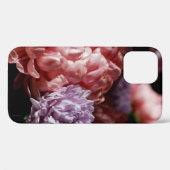 薄い紫色のアスターの花を持つピンクのブーケ Case-Mate iPhoneケース (裏面 (横))