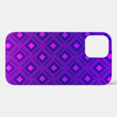 [薄い紫]線と長方形のレイアウトです。輝く Case-Mate iPhoneケース (裏面 (横))
