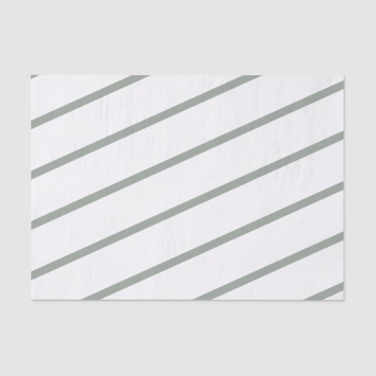 薄い緑と白のストリップ 薄葉紙 (正面)