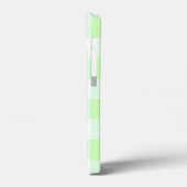 薄い緑のギンガムチェックパターン Case-Mate iPhoneケース (裏面 / 左)