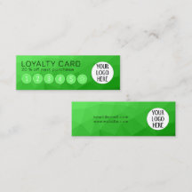 薄い緑のグラデーションジオメトリックメッシュカスタムロゴ