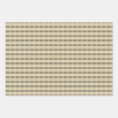 薄い緑のフレッチャー無地の ラッピングペーパーシート (正面3)