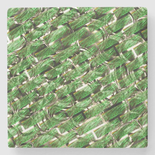 薄い緑の壁効果と白っぽい泡？ ストーンコースター (正面)